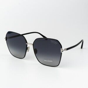 Tom Ford Women Sunglasses Black Smoke Gradient Polarized CLAUDIA-02 FT0839 01D